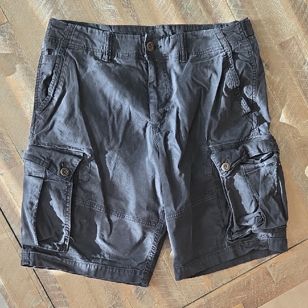Men's Black Cargo Shorts